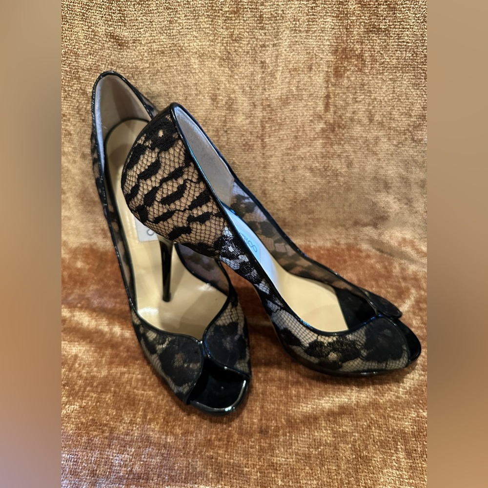 Jimmy Choo Lace Pumps